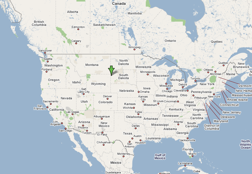 Mapa Geografico De Usa